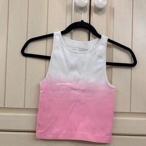 Primark Pink and White Ombre Tank Top